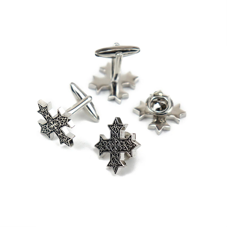 Cufflinks+Lapel Pin Cufflinks+Lapel Pin